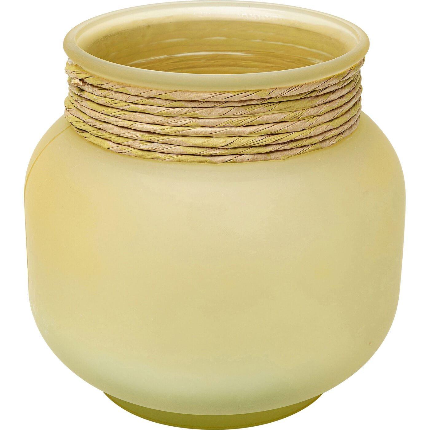 KARE Design Vaso Isola Storm giallo 18  