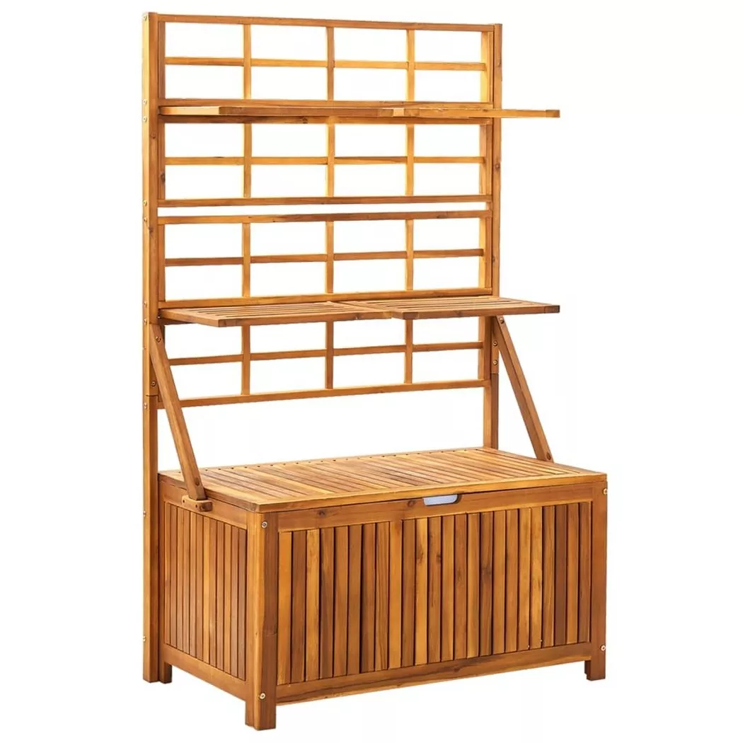 VidaXL - Boîte de rangement bois, One Size, Marron