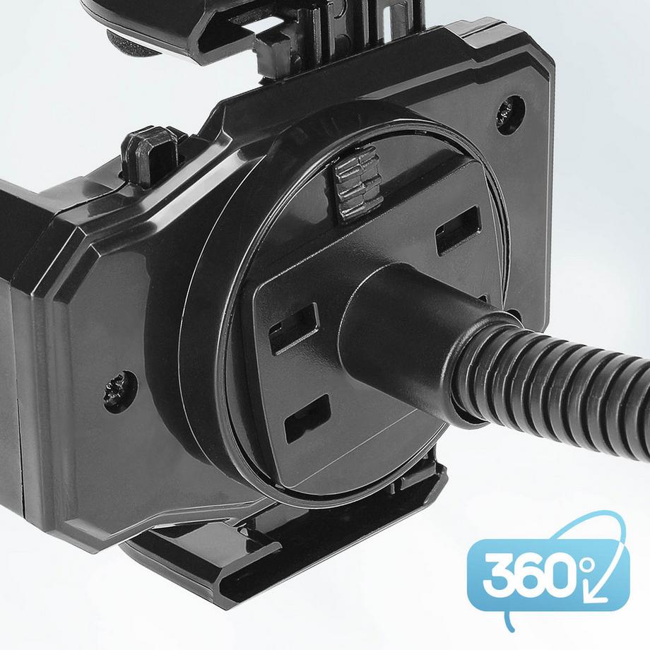 Avizar  Universal KFZ Saugnapfhalterung Schwarz 