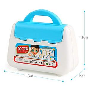 Activity-board  Docteur Valise Jouet, Enfants Médecin Valise Dentiste Médecin Ensemble Kit Médical Jouet Éducatif Jeu de Rôle Jouet Cadeaux Enfants 16 Pièces 