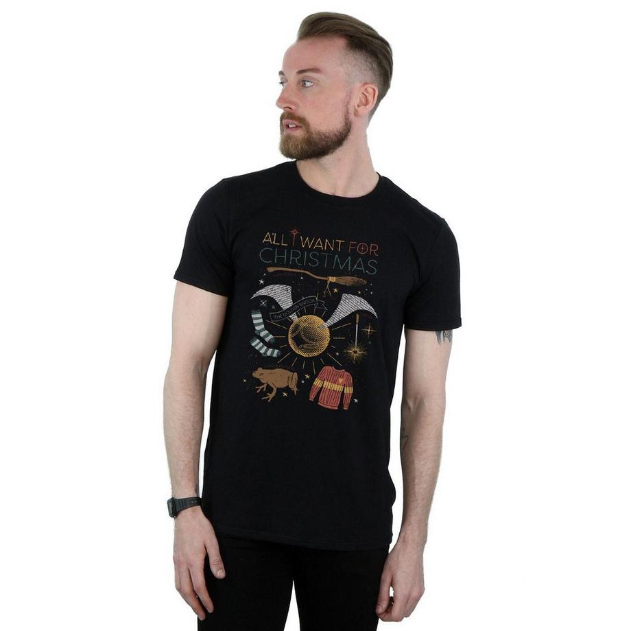 HARRY-POTTER All I Want For Christmas T-Shirt  