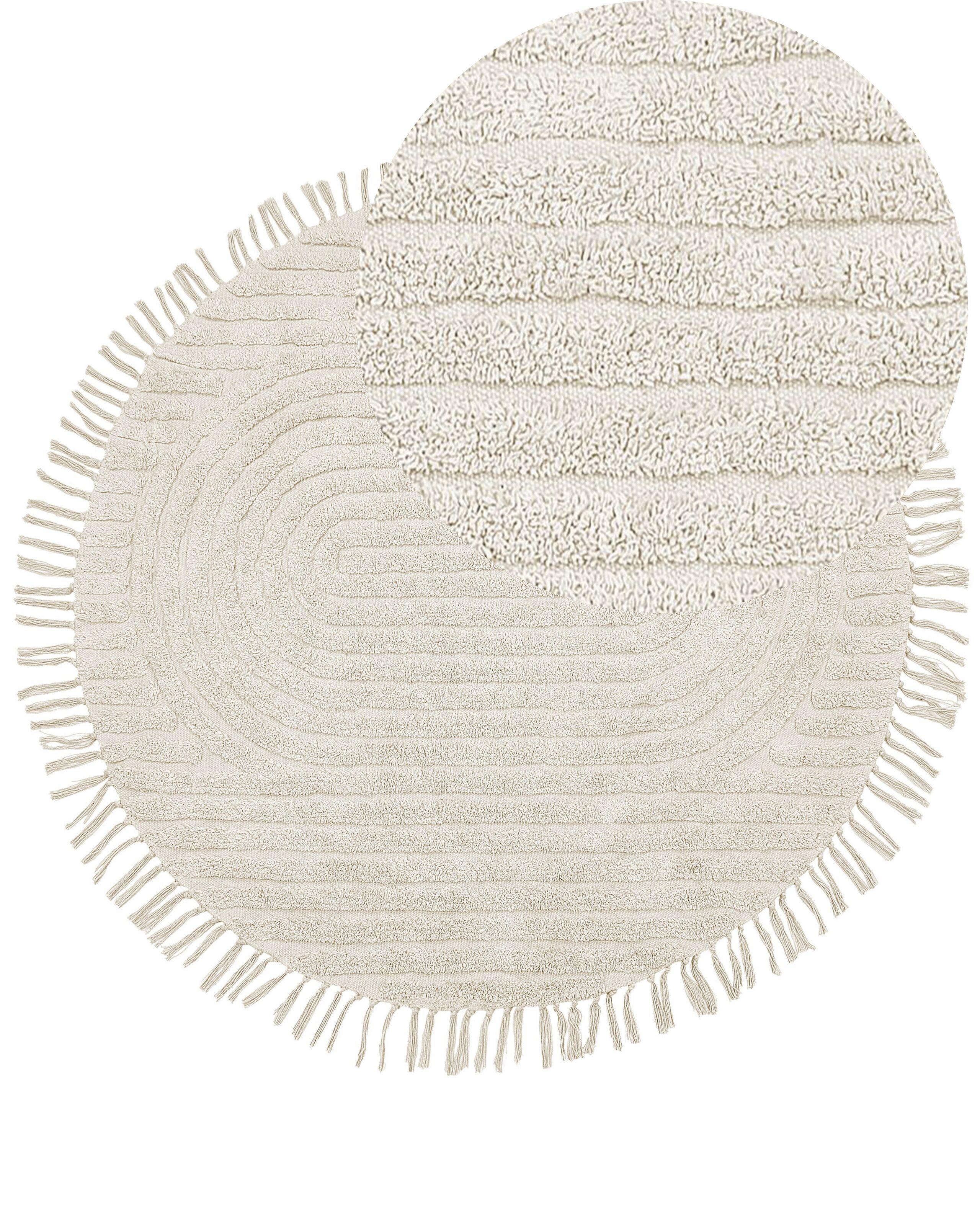 Beliani Tapis en Coton Boho HALFETI  