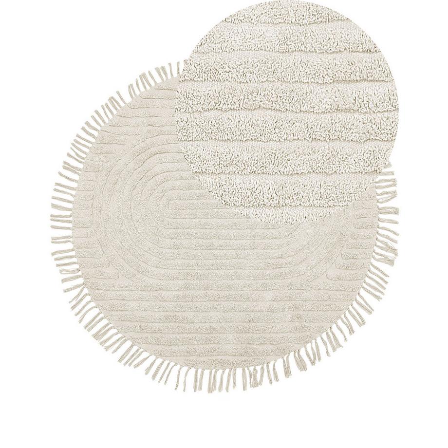 Beliani Tapis en Coton Boho HALFETI  
