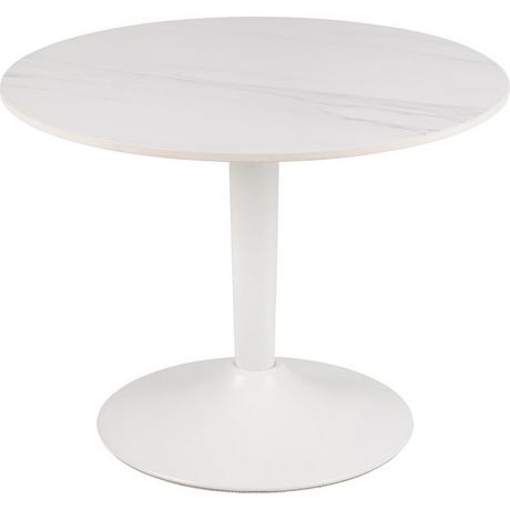 mutoni Table basse Valletta céramique blanche 60  