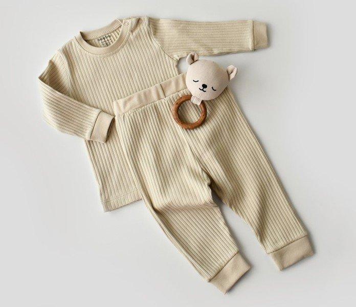 BabyCosy Organic  Set Pantalon et T-shirt à manches longues 