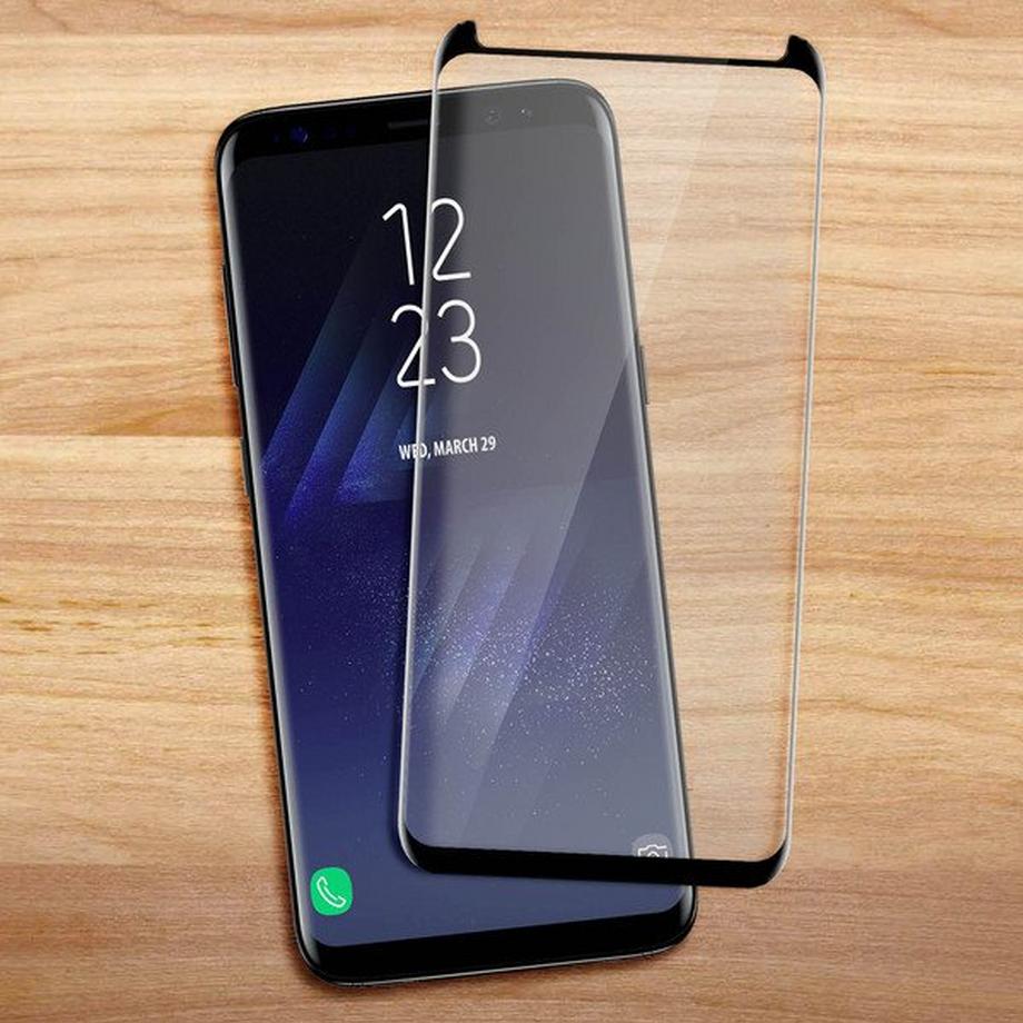 Avizar  Film en verre intégral Noir Galaxy S8 