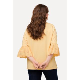 Ulla Popken Sweatshirt Spitze Stehkragen 3/4-Arm  