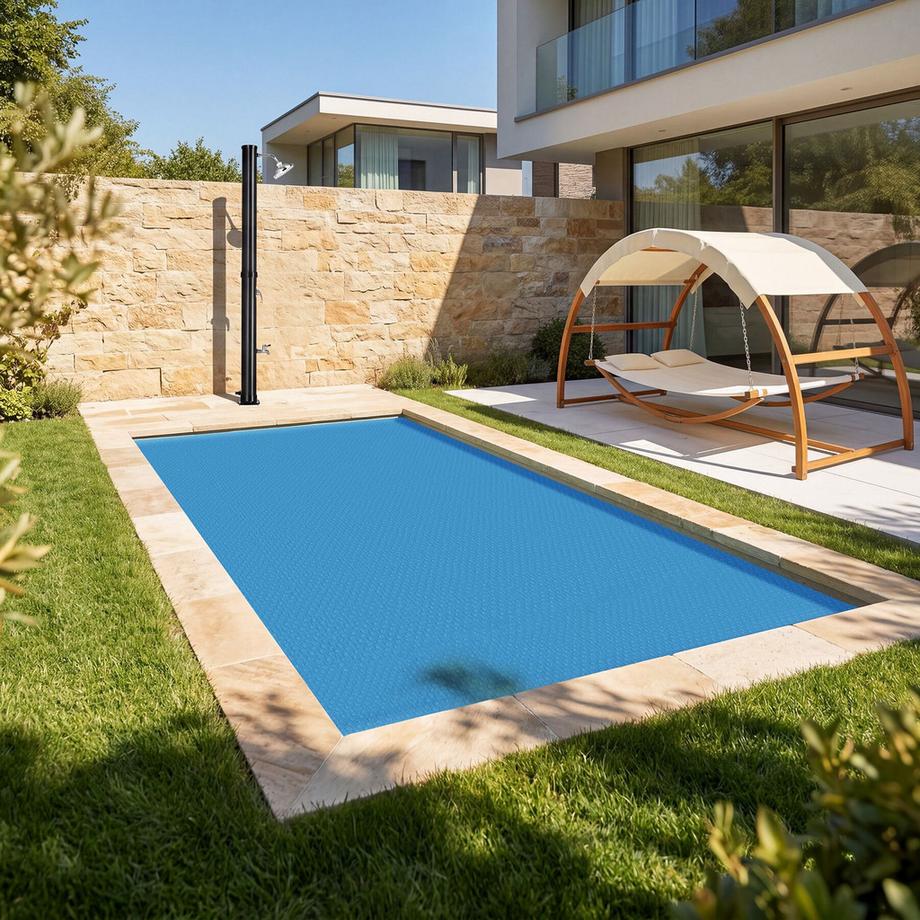 Tectake  Copertura solare per piscina  Rettangolare, galleggiante 