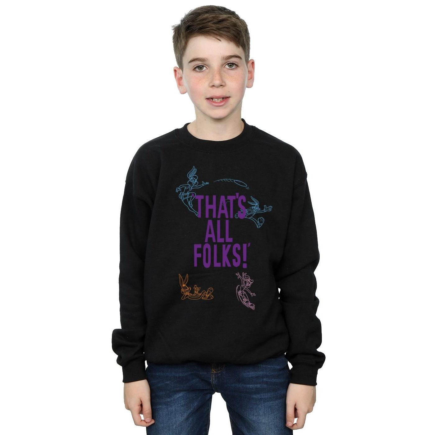 LOONEY TUNES  That's All Folks Sweatshirt 