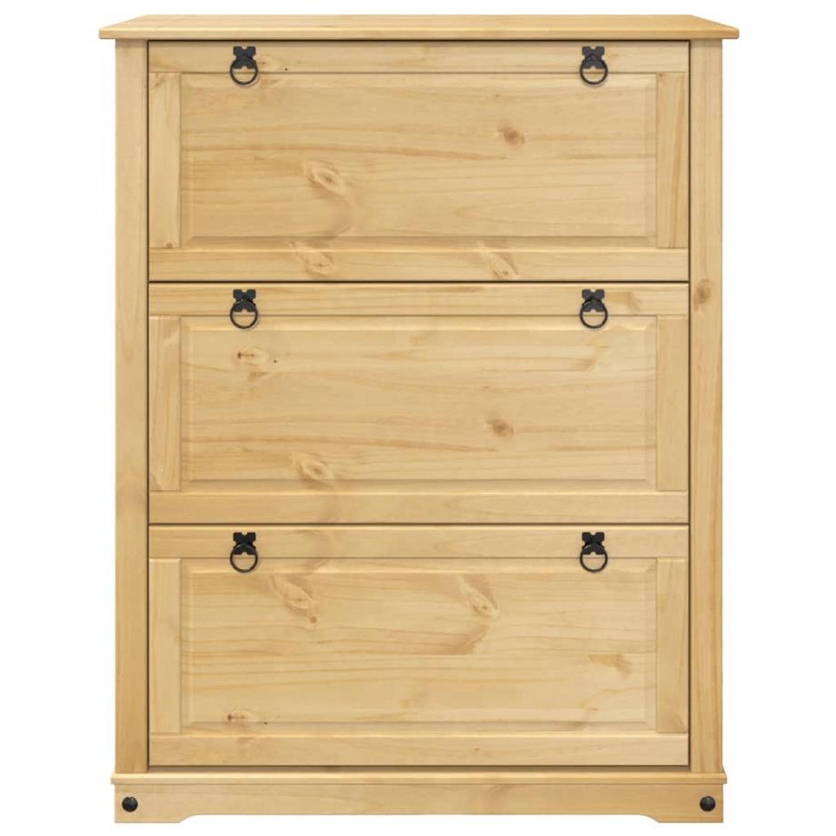 VidaXL Armoire à chaussures bois de pin  
