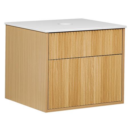 Beliani Wandmontierter Waschtischunterschrank aus MDF-Platte Boho BEXTI  