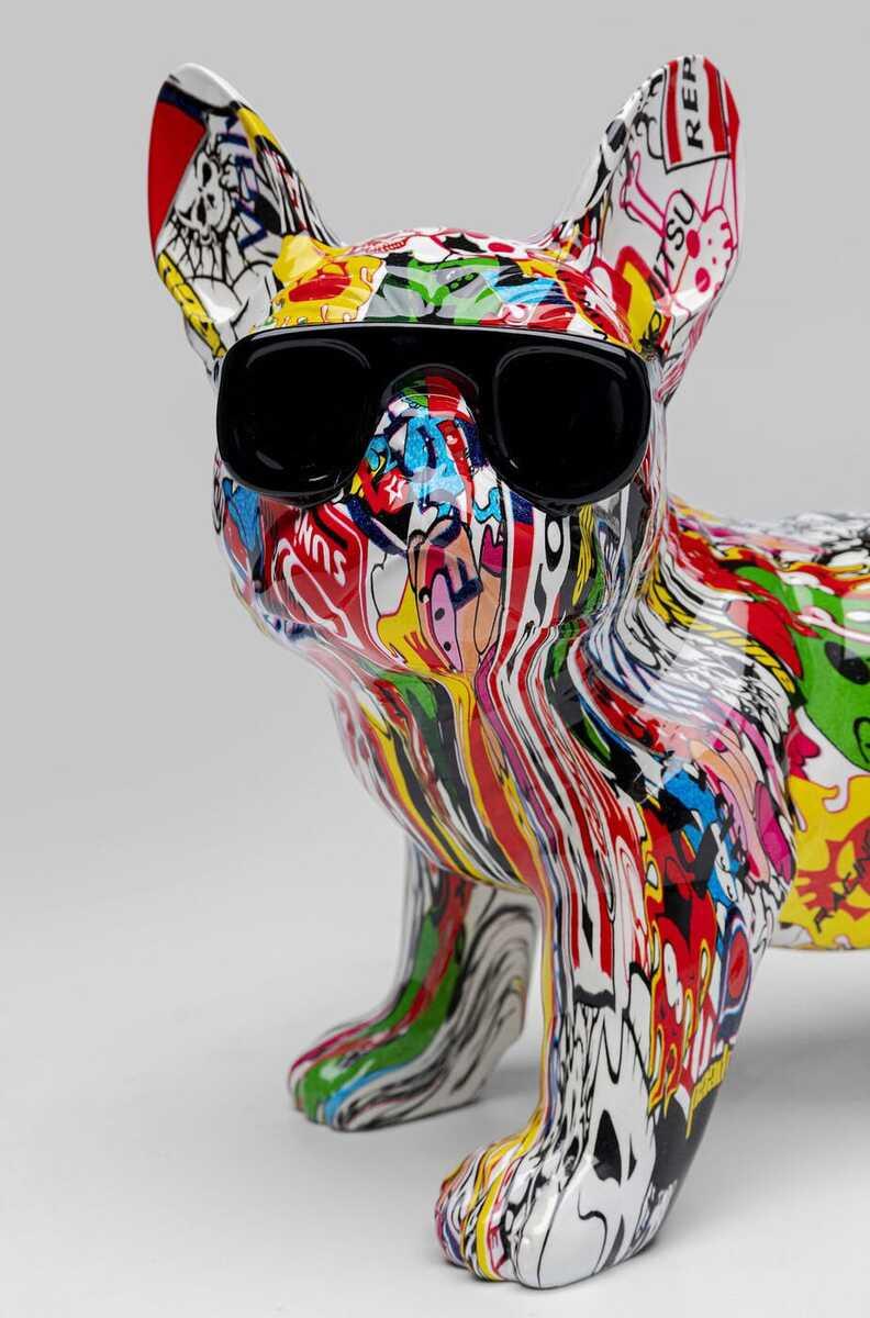 KARE Design  Figurine décorative Comic Dog Glasses 