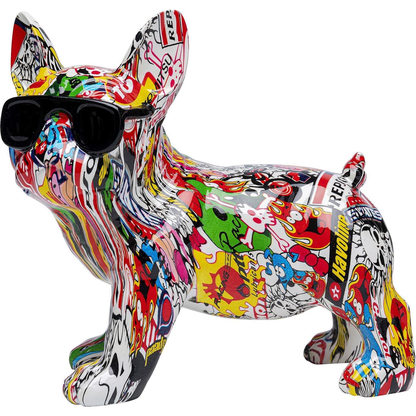Image of Deko Figur Comic Dog Glasses Unisex Multicolor ONE SIZE