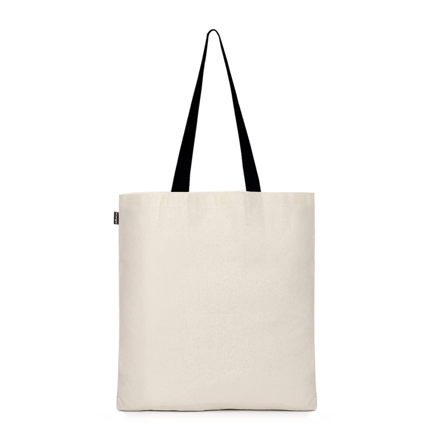 Only-bags.store Aesthetic Canvas Tote Bag Purrfect Katze Print  
