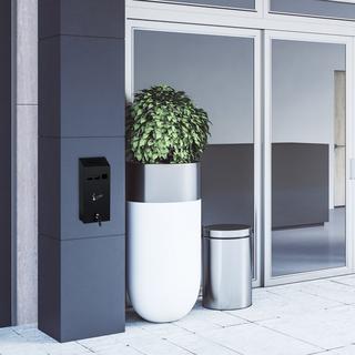 Northio Cendrier mural noir  