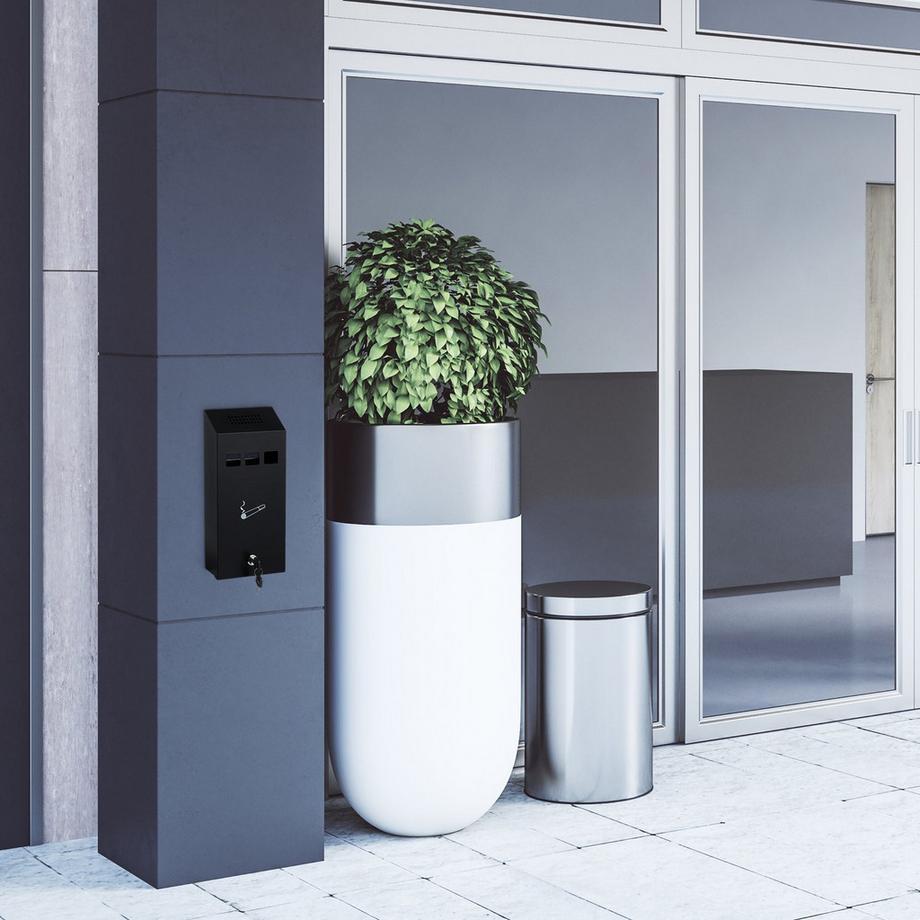 Northio Cendrier mural noir  