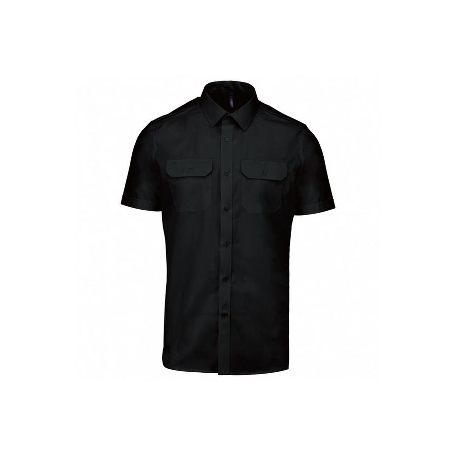 Kariban Camicia Pilota Maniche Corte  