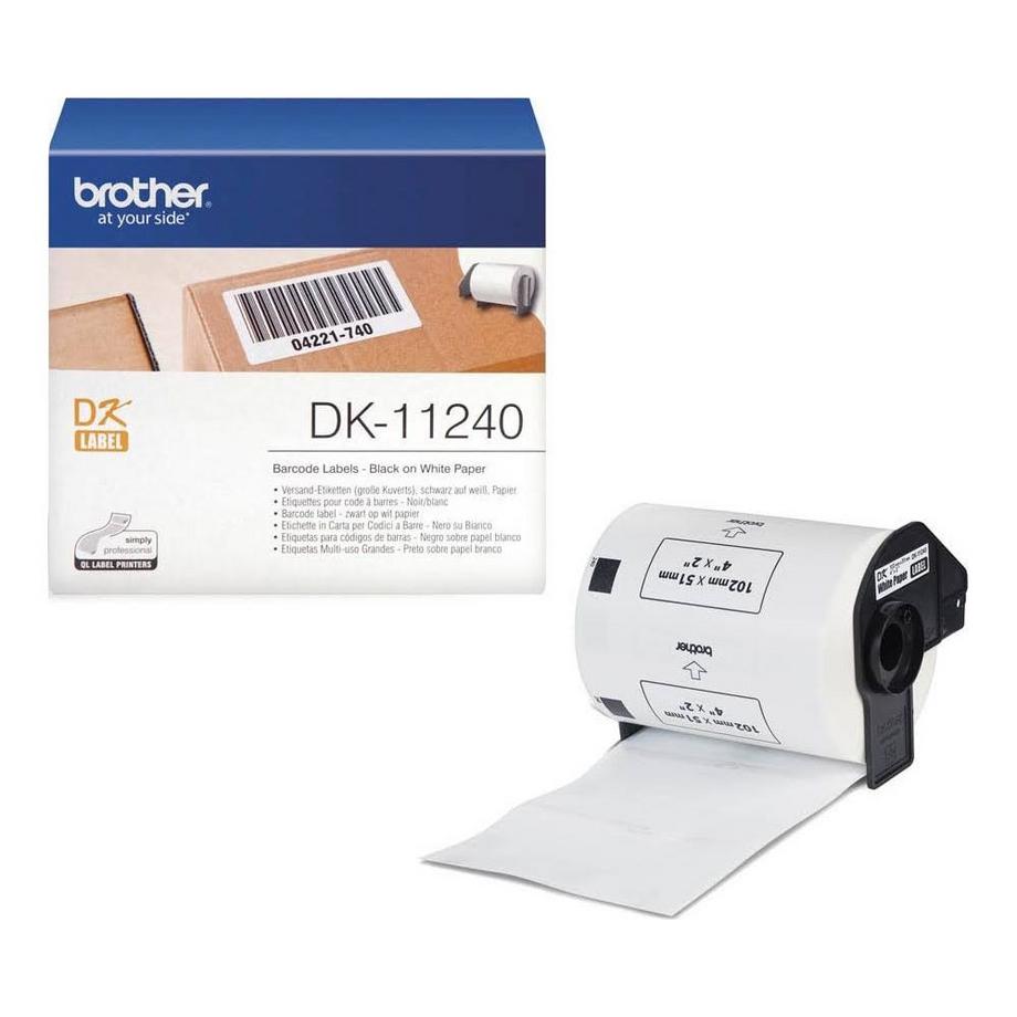 brother  Rollenetiketten, 102 x 51 mm, permanent 