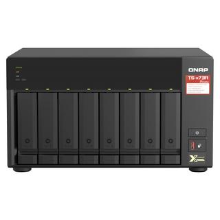 Qnap  TS-873A NAS Tower Ethernet/LAN Noir V1500B 