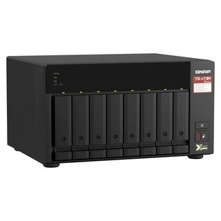 Qnap  TS-873A NAS Tower Ethernet/LAN Noir V1500B 