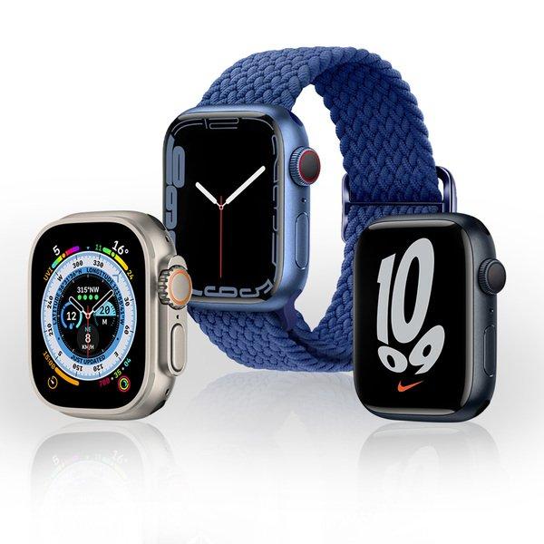 Avizar  Apple Watch 38 - 41mm Armband Dunkelblau 