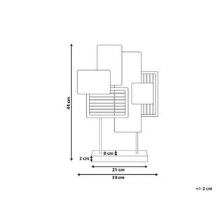 Beliani Dekoration aus Eisen Modern BORON  