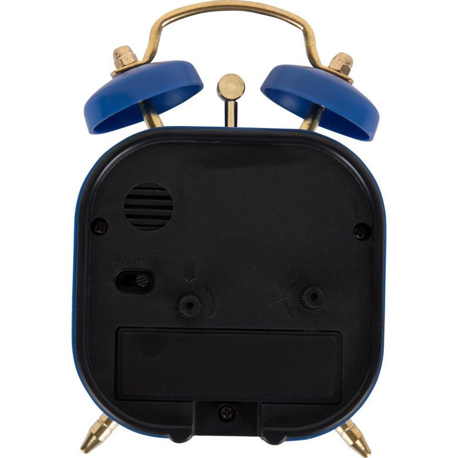 KARLSSON Klassischer Wecker Metallic Glam square  