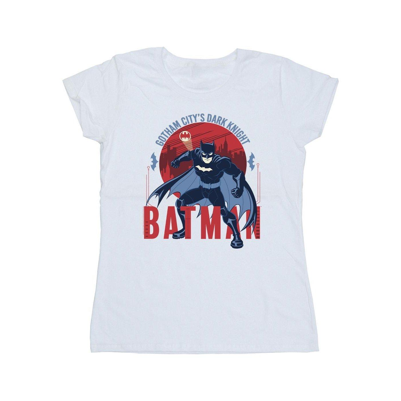 Image of Batman Gotham City Tshirt Damen Weiss S