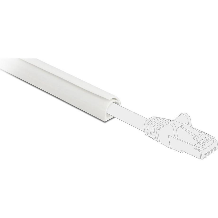 DeLock  Canal de câbles  auto-fermant, autocollant 