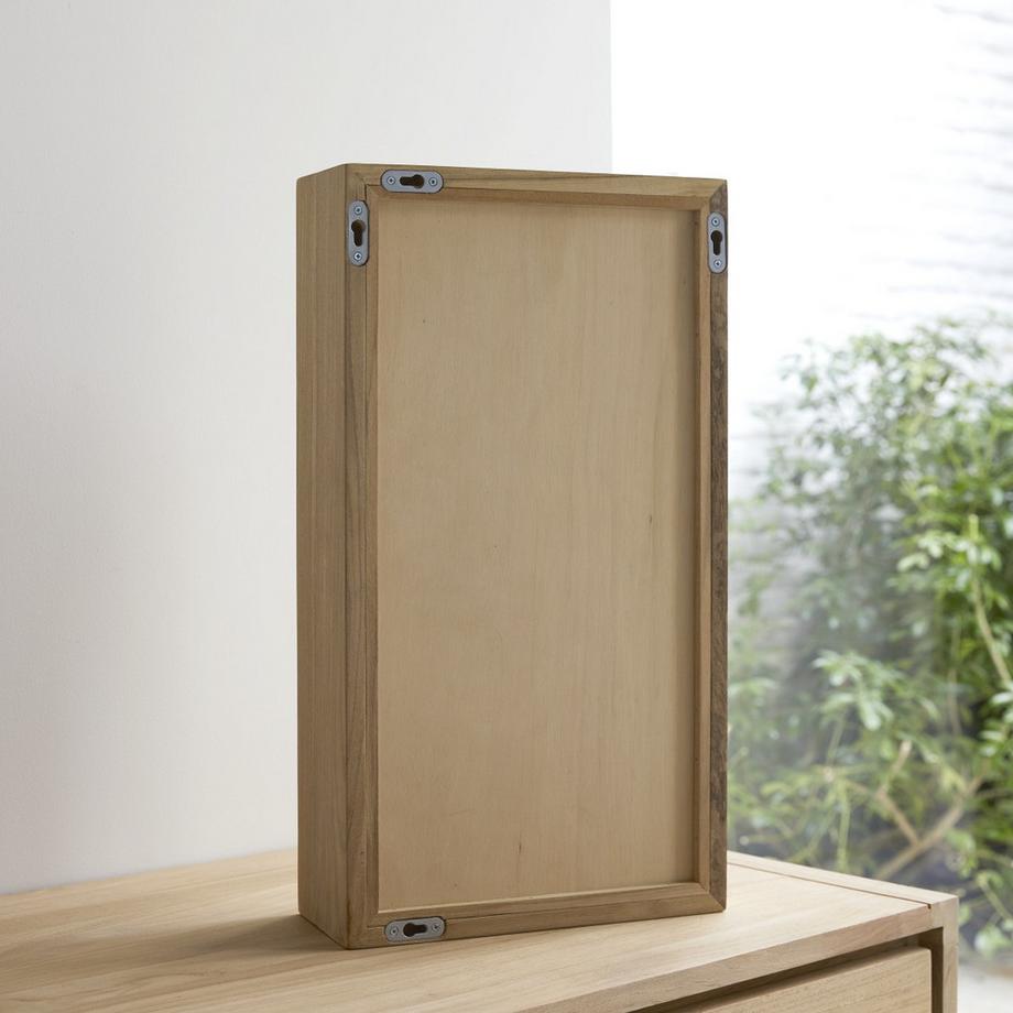 Tikamoon Spiegel aus massivem Teak 55x30 cm Stelle  