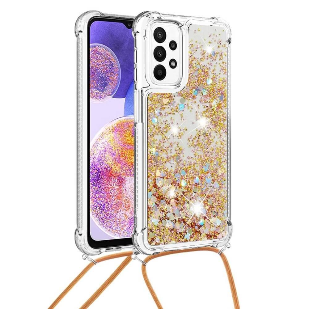 Cover-Discount  Galaxy A23 - Custodia con Cordino 