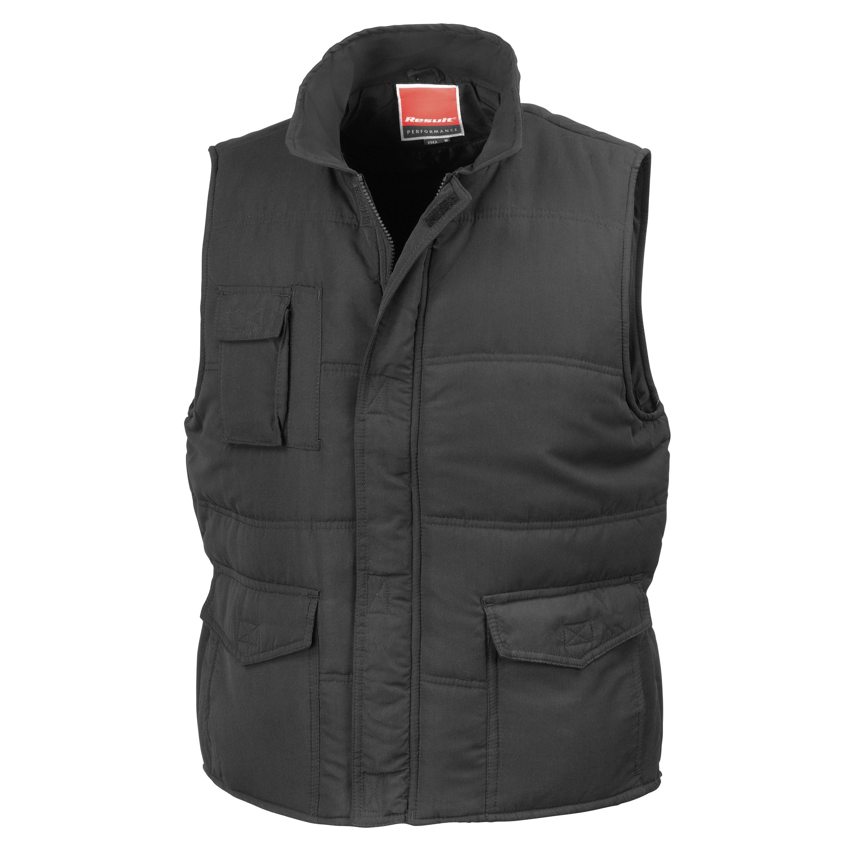 Image of Weste, Mittelschwer, Wasserabweisend, Winddicht Herren Schwarz S