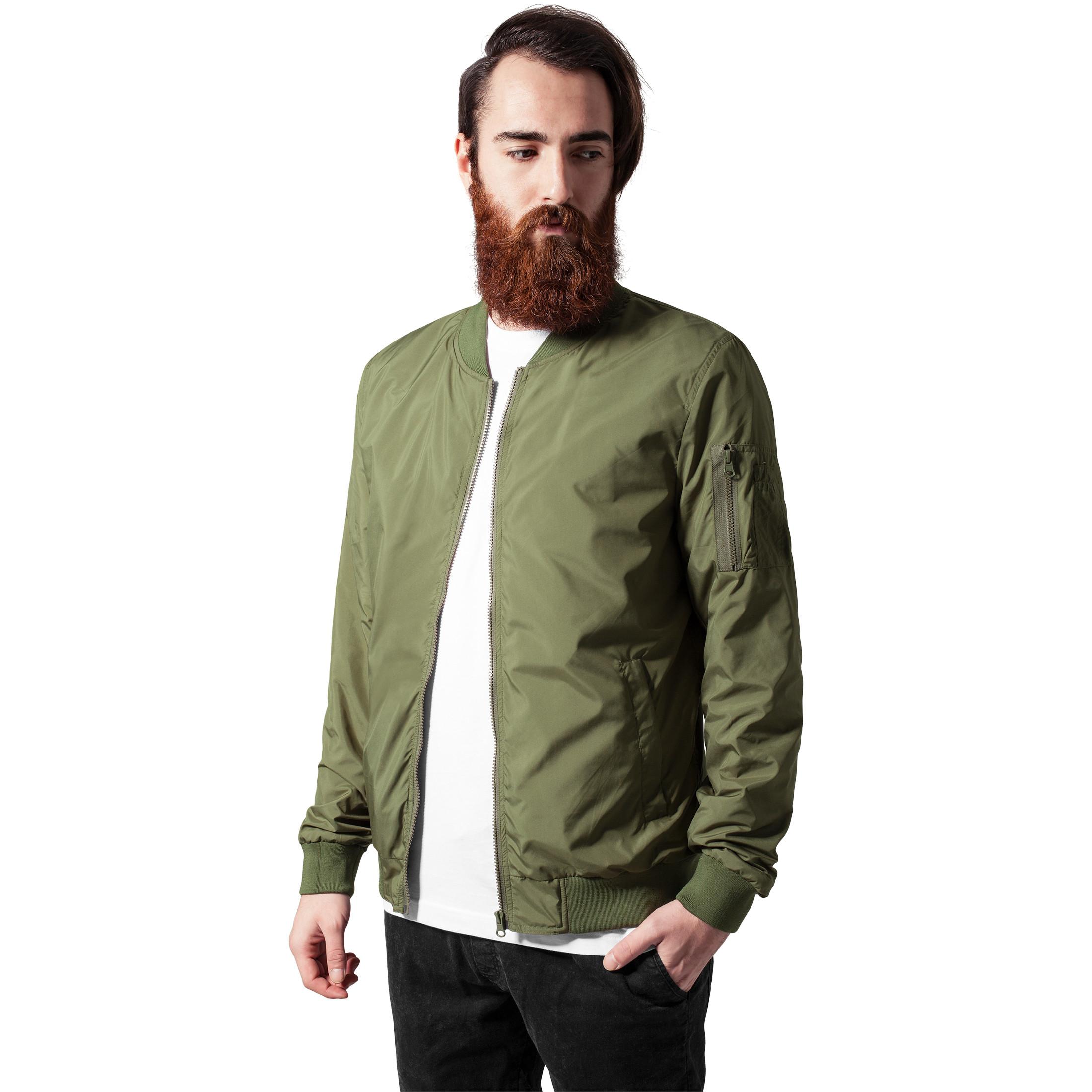 Image of Parka Urban Claic Leicht Unisex Olivegrün S