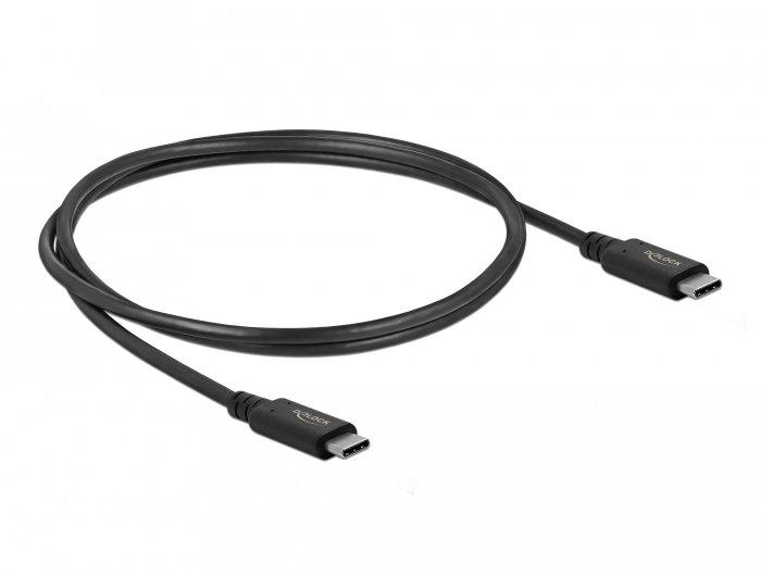 Image of 86979 USB Kabel 0,8 m USB4 Gen 3x2 USB C Schwarz