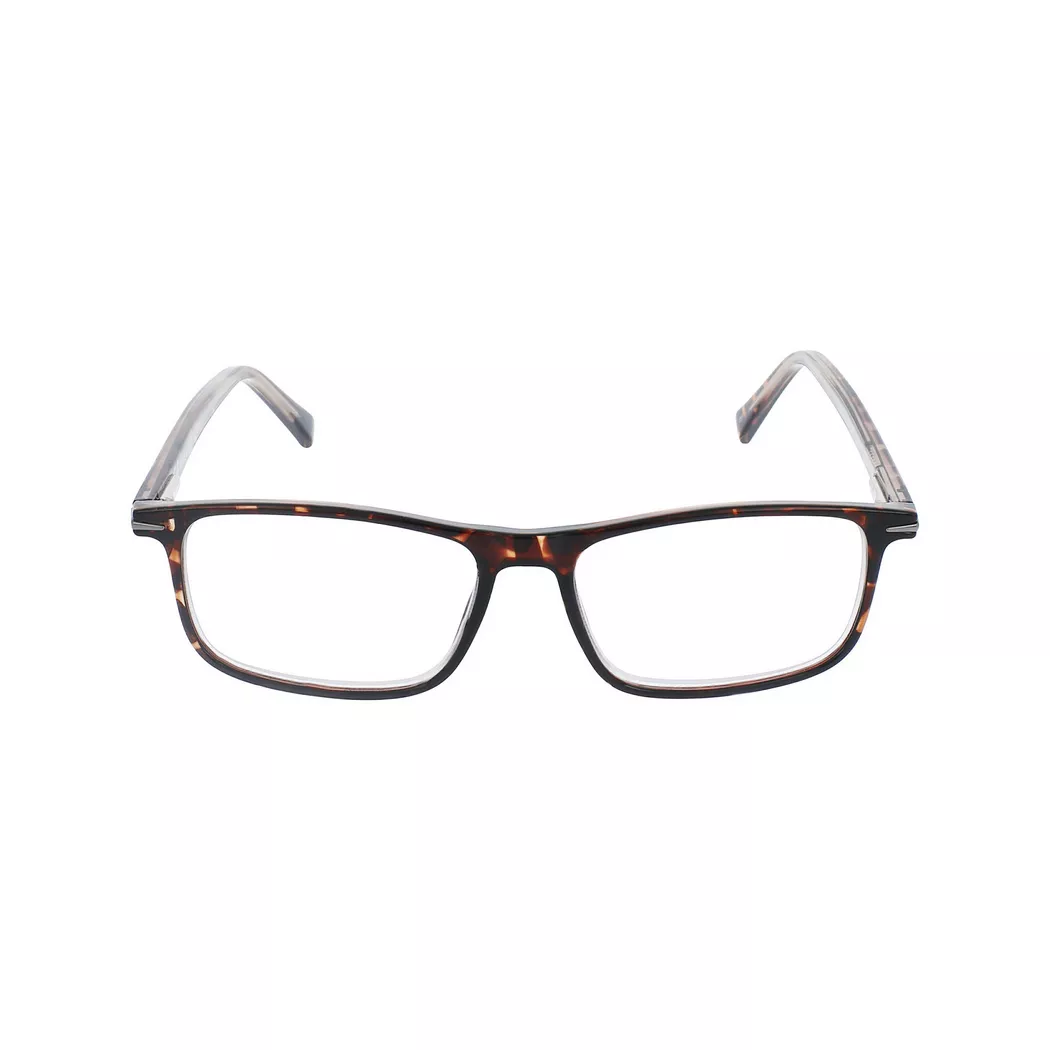 Invu - Lesebrille mit Etui, für Herren, Braun Bedruckt, Größe ONESIZE