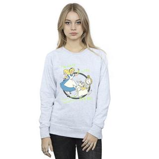 Disney  Alice In Wonderland I'm Late Sweatshirt 