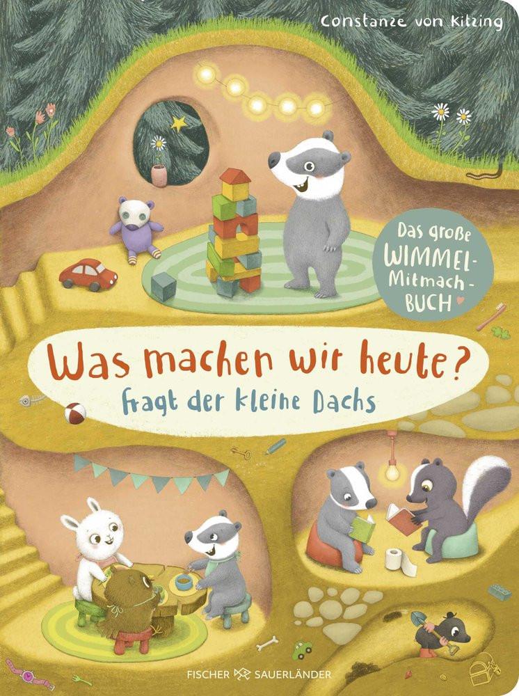 Was machen wir heute?, fragt der kleine Dachs Kitzing, Constanze von (Illustrationen) Couverture rigide 