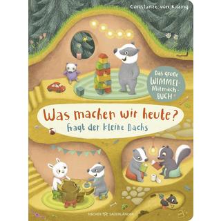 Was machen wir heute?, fragt der kleine Dachs Kitzing, Constanze von (Illustrationen) Couverture rigide 