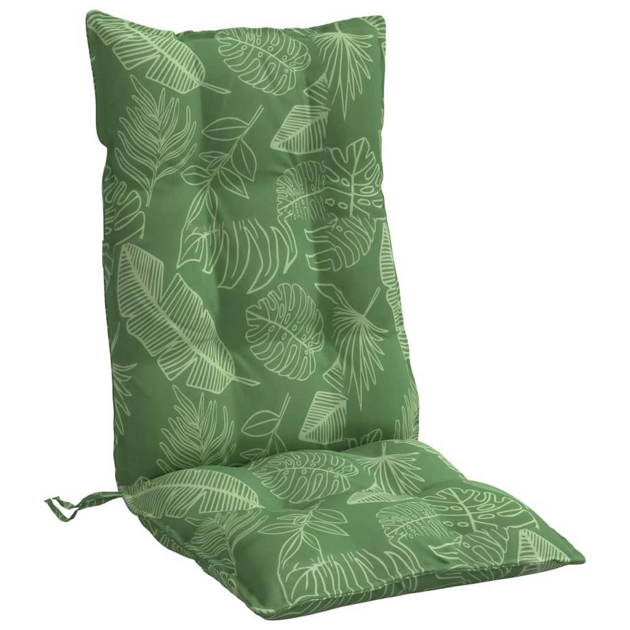 VidaXL Coussin de chaise à dossier haut tissu  