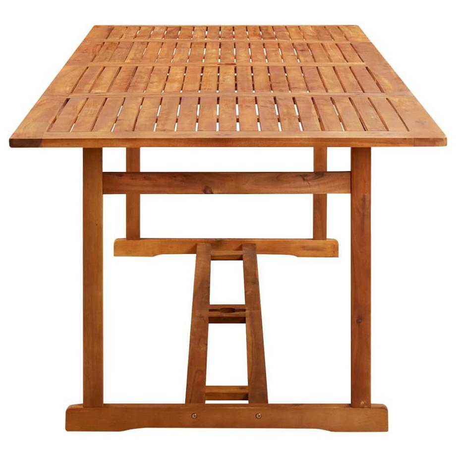 VidaXL tavolo giardino Legno di acacia  