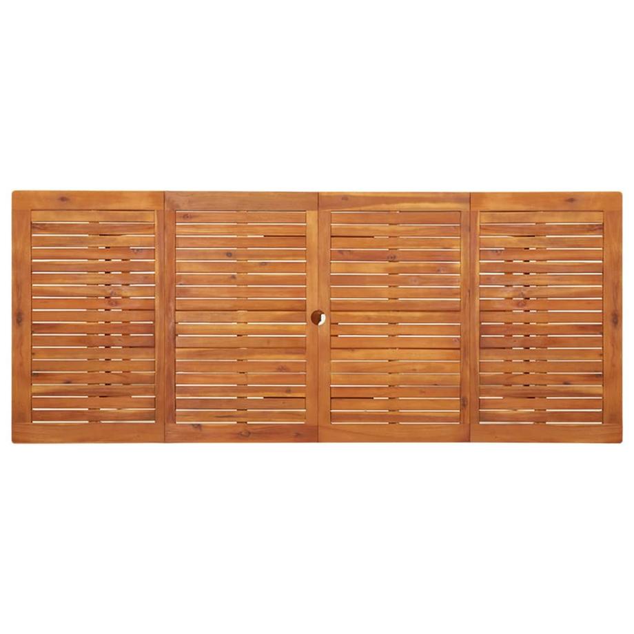 VidaXL tavolo giardino Legno di acacia  