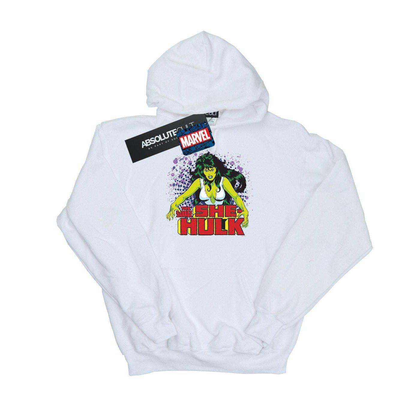 Image of The Savage Shehulk Kapuzenpullover Mädchen Weiss 128