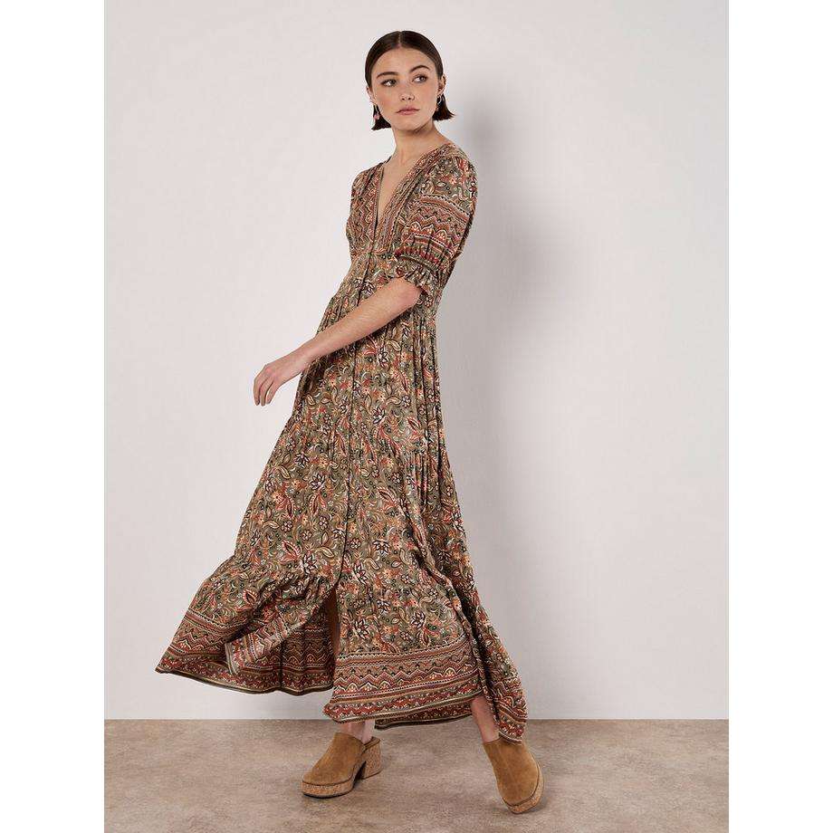 APRICOT Robe longue fleurie Sarasa  
