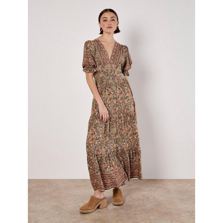 Robe longue à fleurs Sarasa