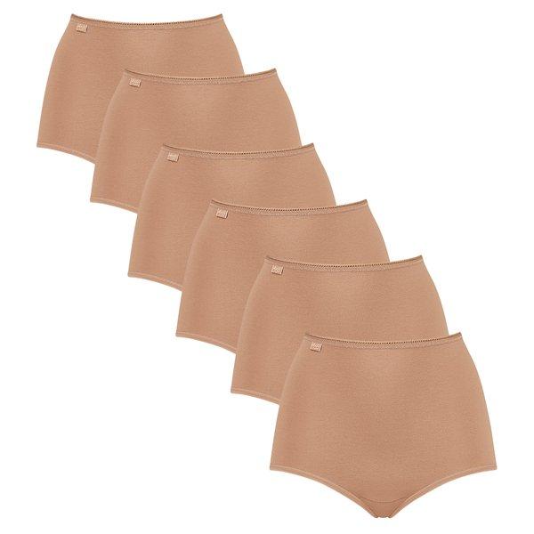 Image of 6er Pack 247 Cotton - Maxi Slip Damen Tan 5XL