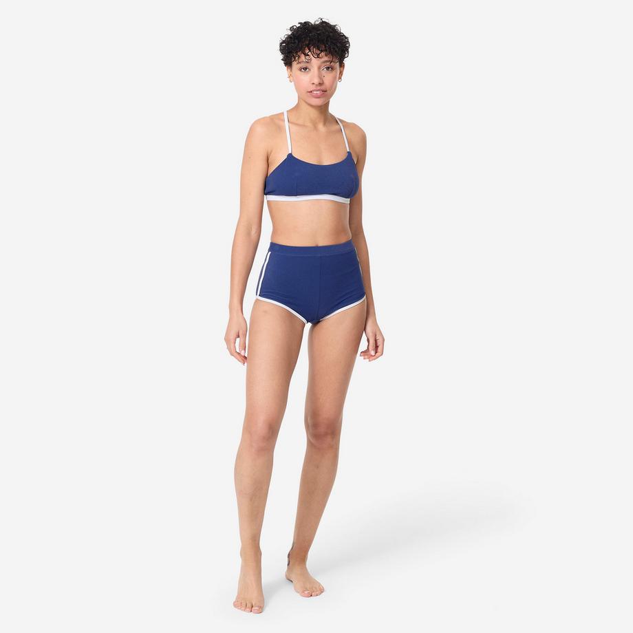 OLAIAN Slip bikini a vita alta  