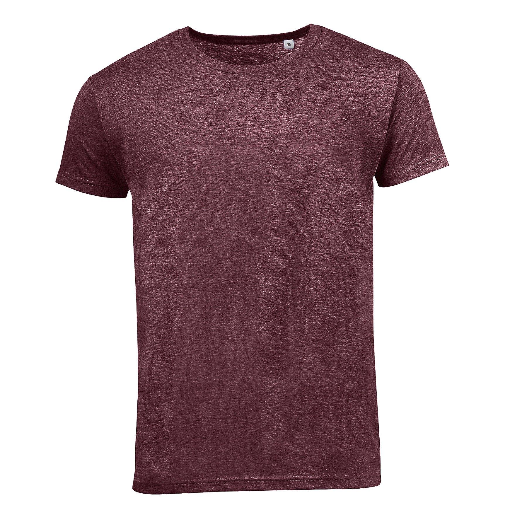 Image of Tshirt Mixed, Kurzarm Herren Weinrot S