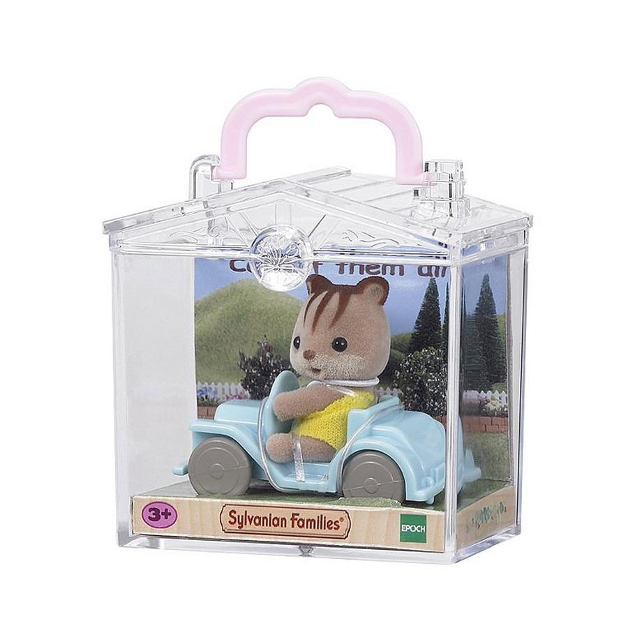 Sylvanian Families  Figuren Eichhörnchen in Tretauto (5203) 