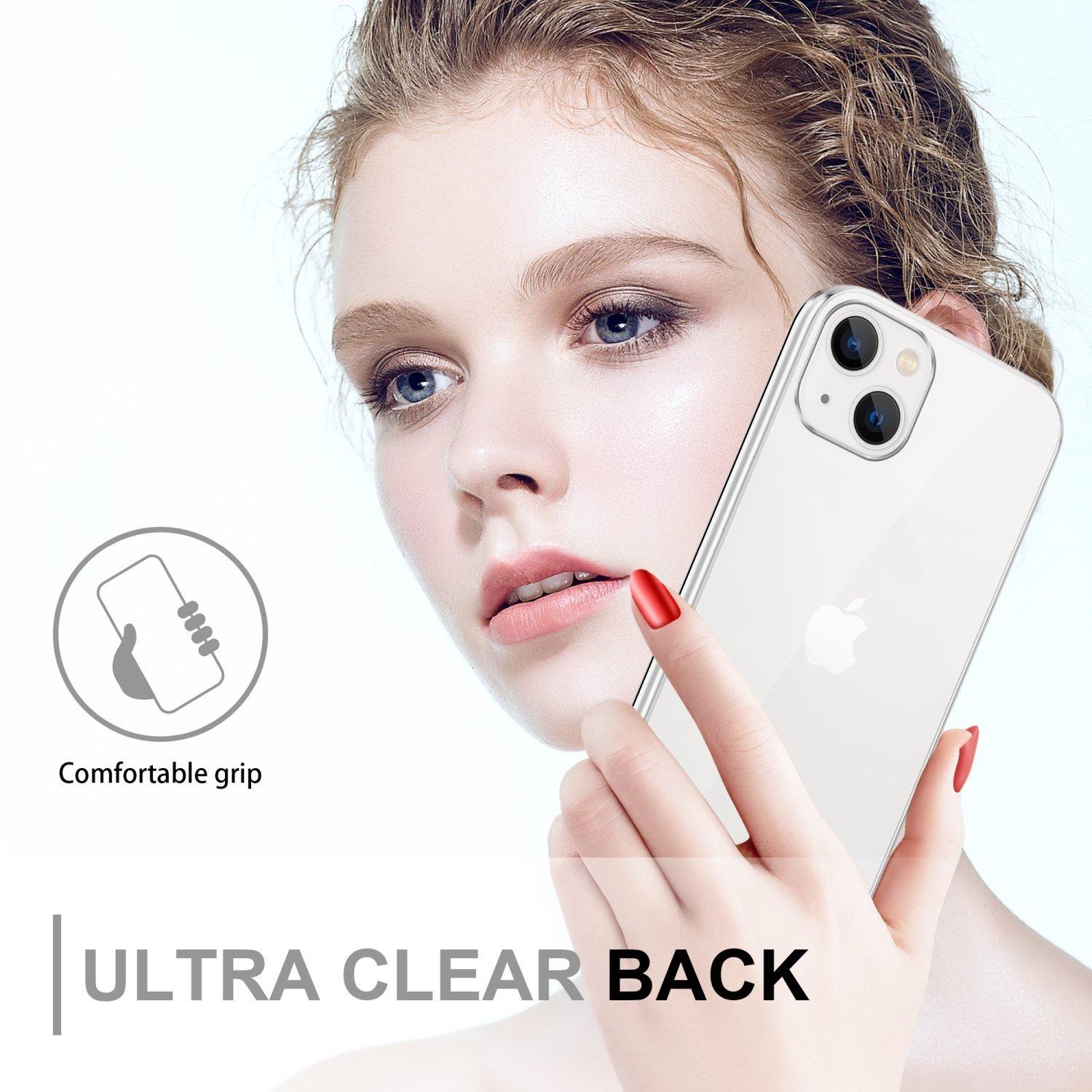 Cadorabo  Housse compatible avec Apple iPhone 14 PLUS - 360° Full Body Coque de protection - Protection frontale et dorsale, protection intégrale avec protection d'écran 