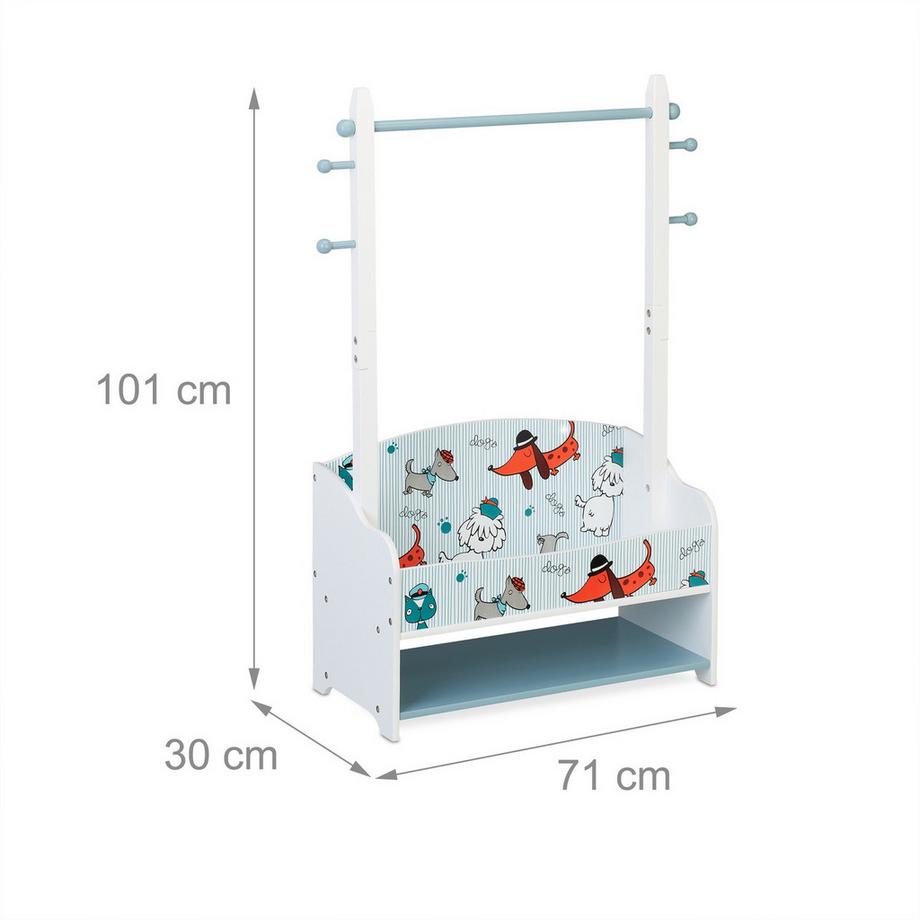 B2X Kleiderbügel für Kinder Hundemotiv  